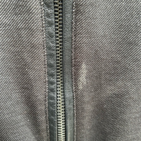 John Varvatos Grey “luxe” light pleather accented jacket, size XL - Picture 8 of 9